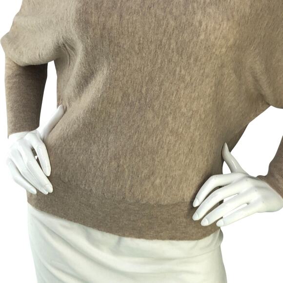 Zadig & Voltaire Sweater Womens Small Wool Cashmere Pullover Sequin Elbow Patch - Picture 3 of 16